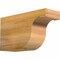 Ekena Millwork Del Monte Rough Sawn Rafter Tail, Western Red Cedar, 6"W x 10"H x 18"L RFT06X10X18DEL00RWR - alternate 1
